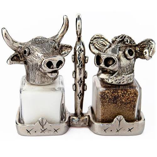 Goldmark Bull Cow Salt Pepper Shakers O788038