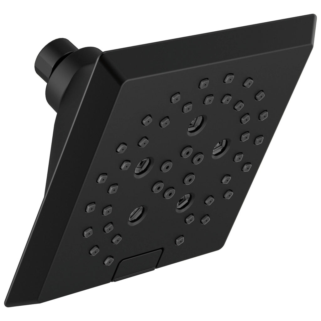 Matte Black 5-Setting Raincan Shower Head K300607