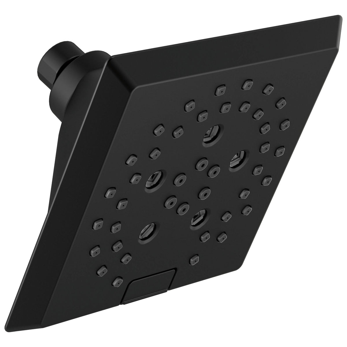 Matte Black 5-Setting Raincan Shower Head K300607
