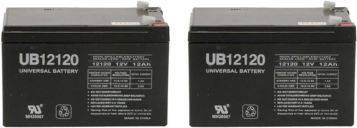 12V 12Ah AGM Battery - 2 Pack M359
