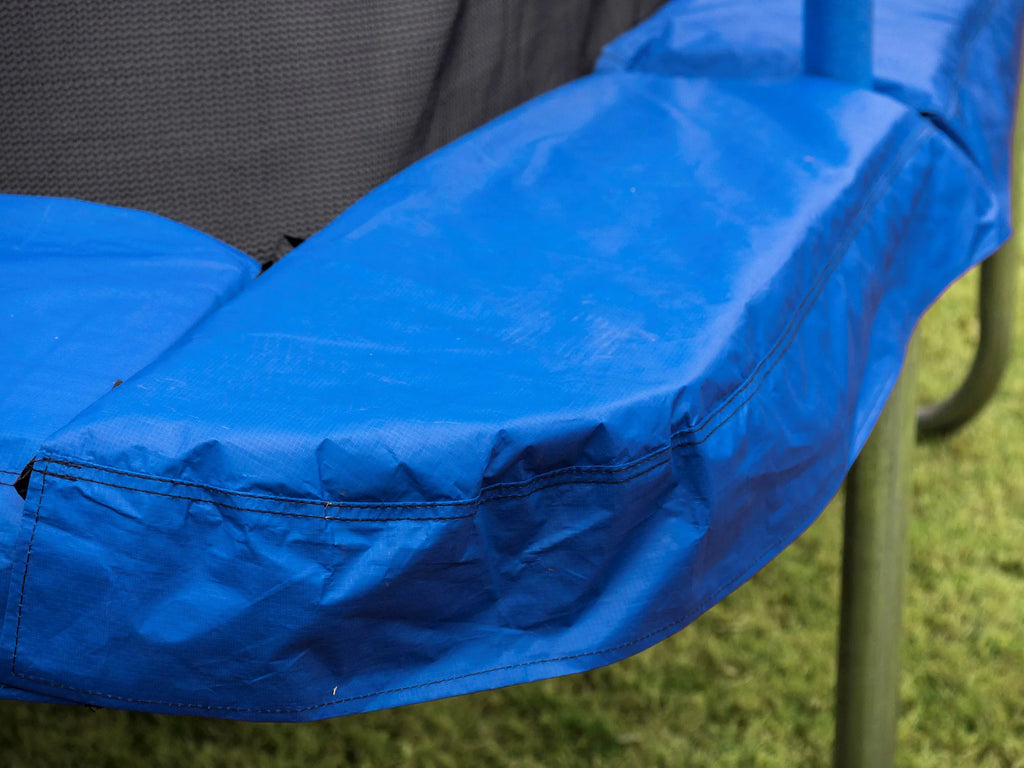 10 x 14 Ft Rectangular Trampoline with Safety Net Enclosure, Blue F925990