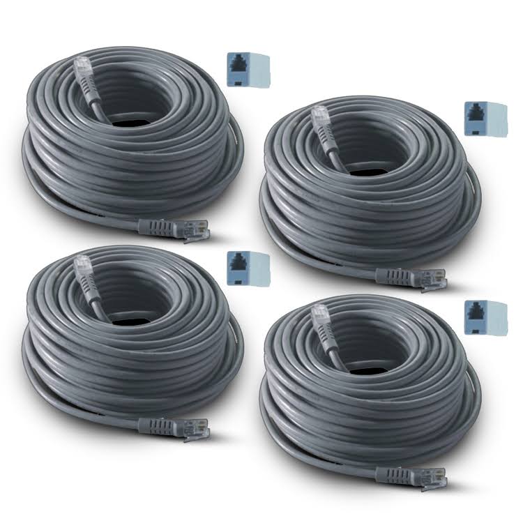 4-Pack 60 ft. RJ12 Cable O20057