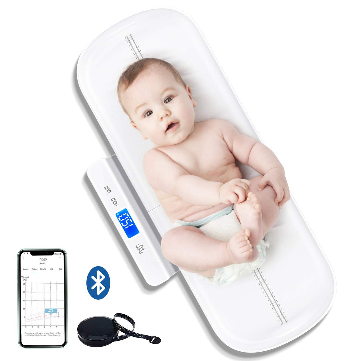 Baby Scale with Blue Backlight W310