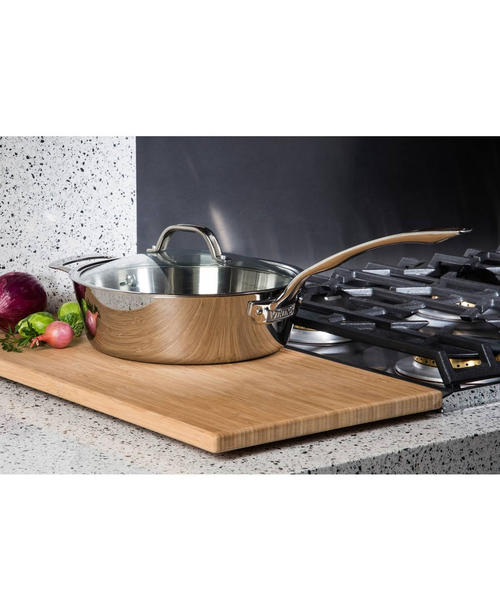 3.6 Quart Stainless Steel Saute Pan with Lid J23965