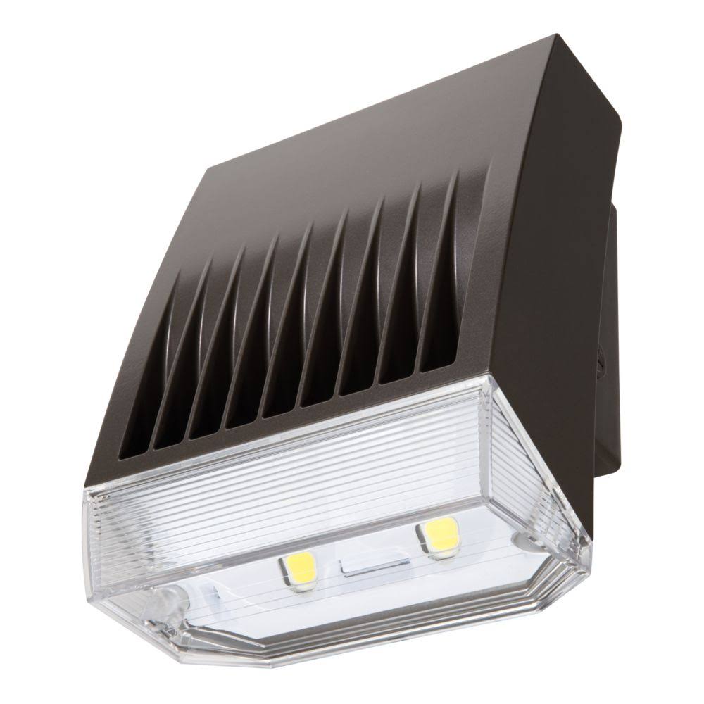 81W LED Wallpack, 5000K, Carbon Bronze D395420