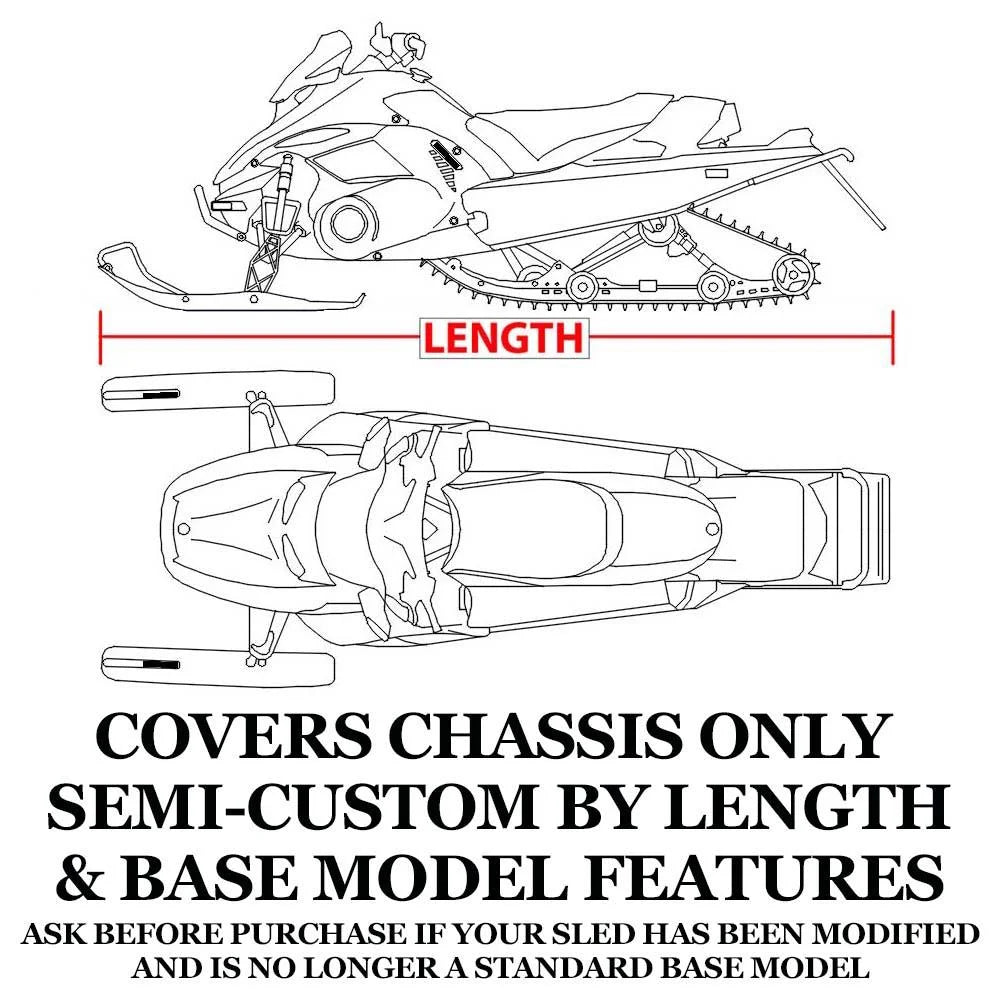 Trailerable 600 Denier Snowmobile Cover T642211