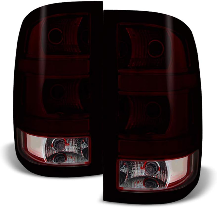 2007-2013 GMC Sierra Rear Replacement Tail Light Driver Side Pack of 2 G650