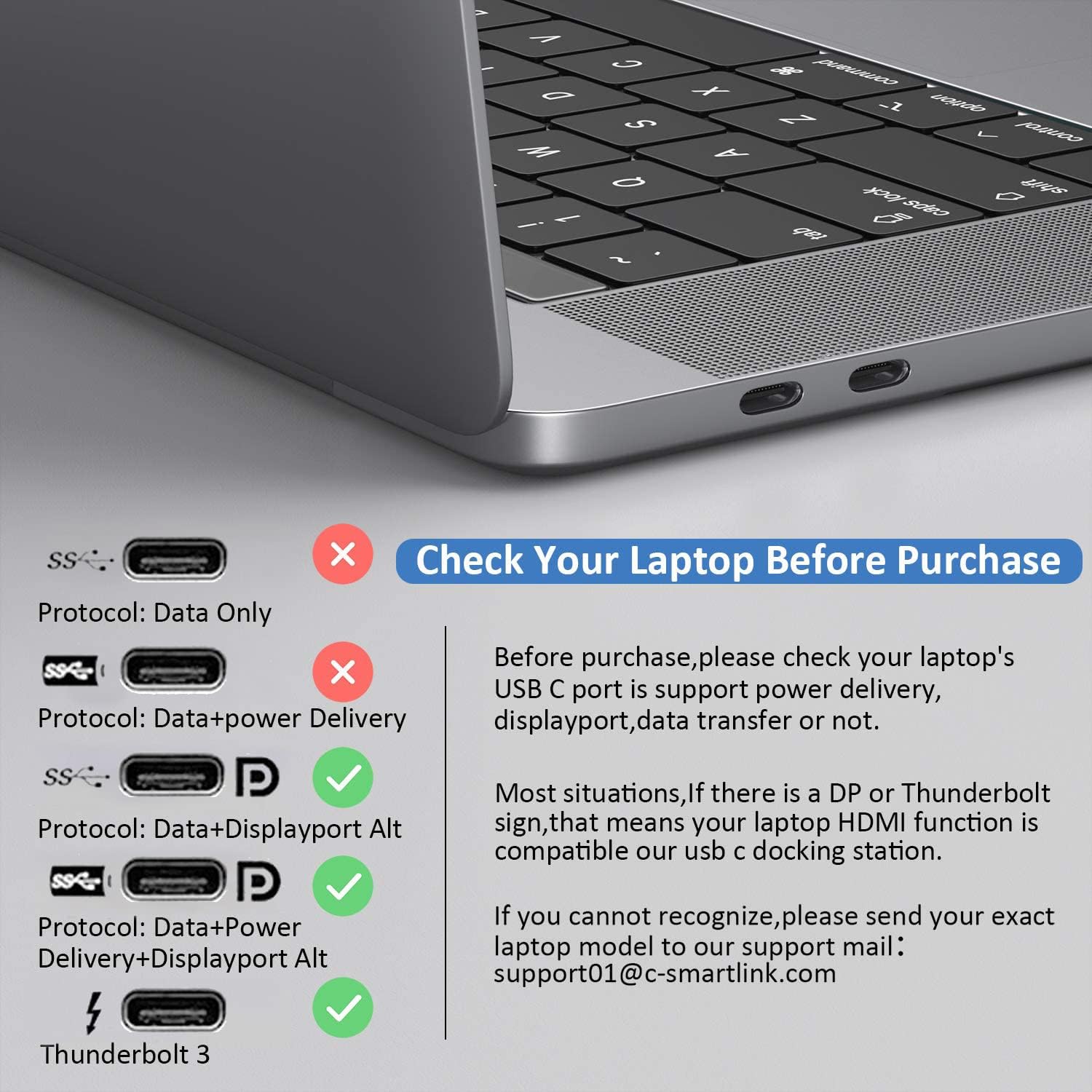 USB C Laptop Docking Station, 12-in-1 USB C Hub, Dual 4K HDMI, VGA, Gigabit Ethernet, 2 USB 3.0, 2 USB 2.0, 100W PD, SD/TF Card Reader, AUX, Pack of 2 Q5831