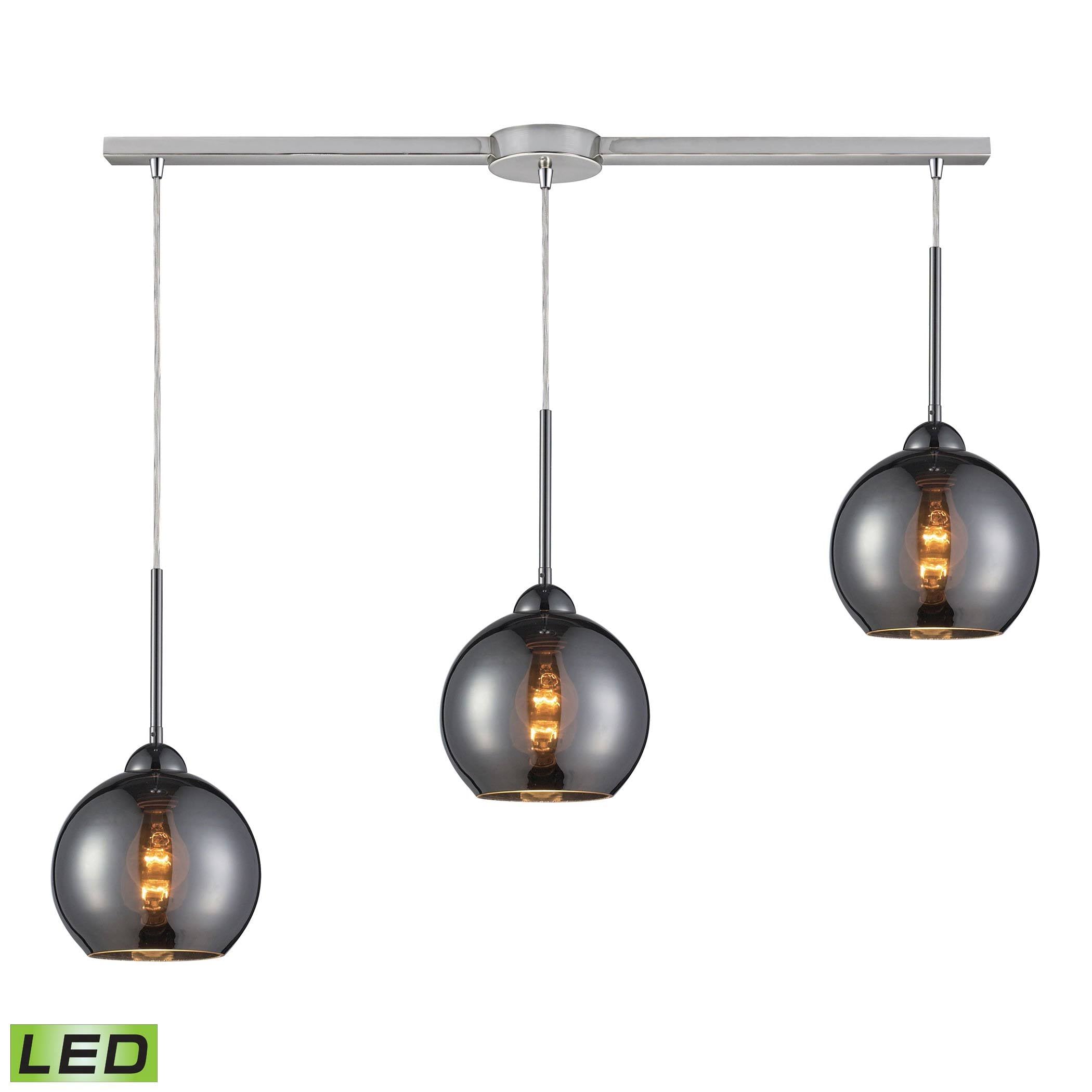 Polished Chrome 3 Light Pendant M8467