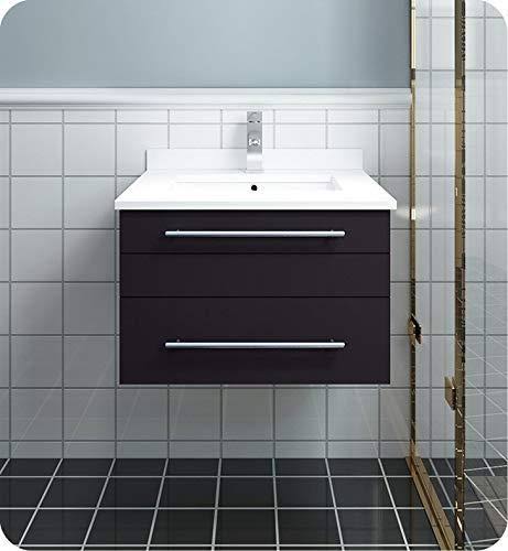 Espresso Wall Hung Undermount Bathroom Cabinet E8833