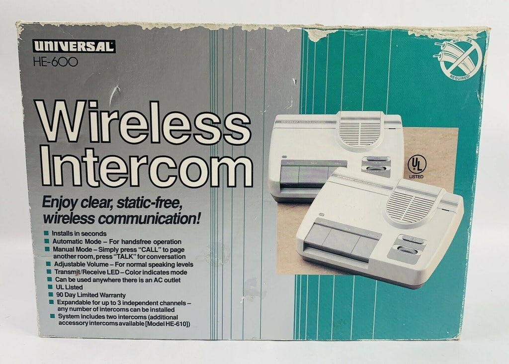Wireless Intercom Handsfree Set of 2 O9229
