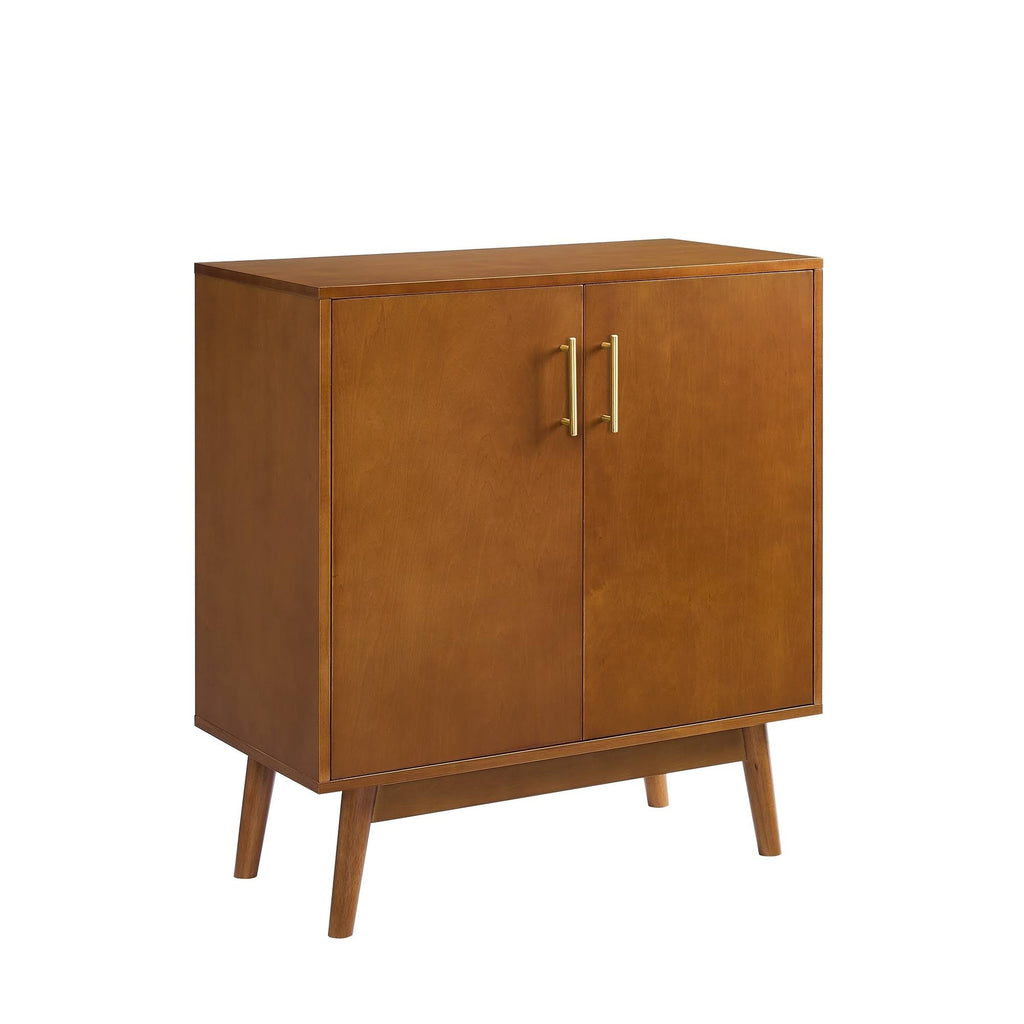 White Mid-Century Accent Cabinet B80545