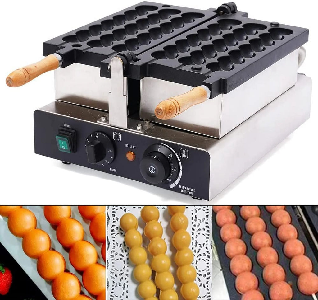 Nonstick Electric Rotating Waffle Ball Machine N2673