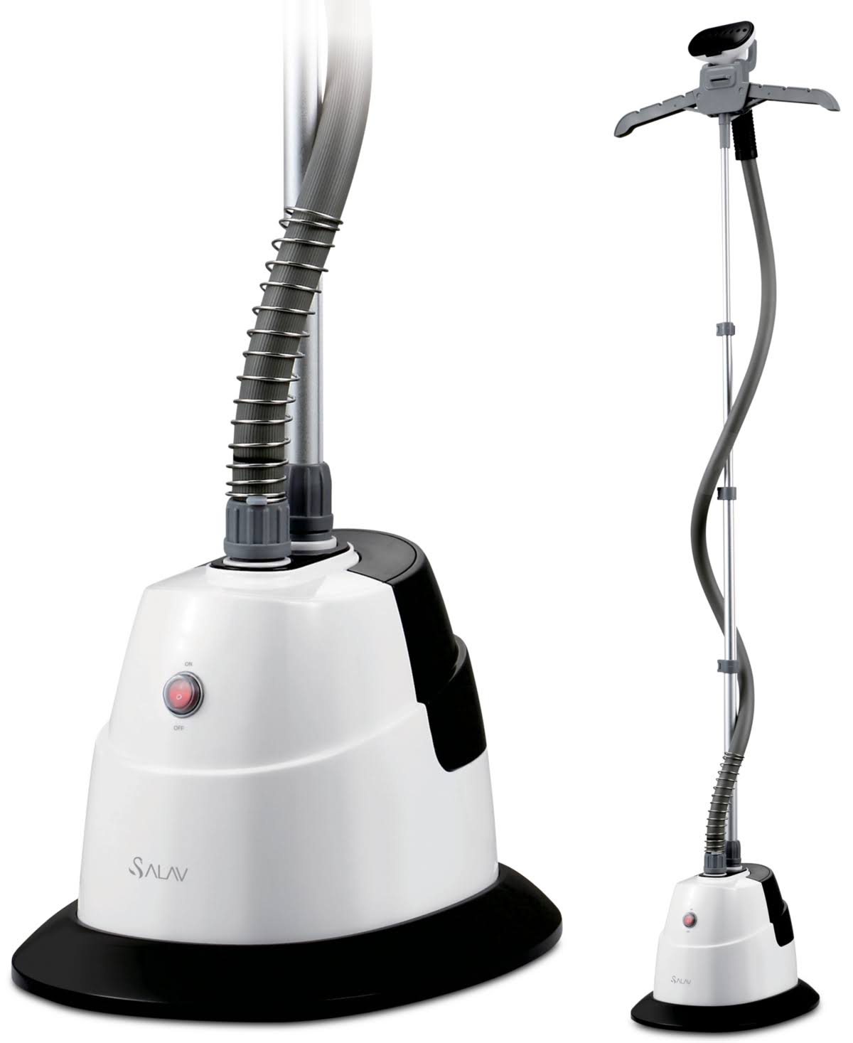 Black Garment Steamer with 360 Swivel Hanger Q684973