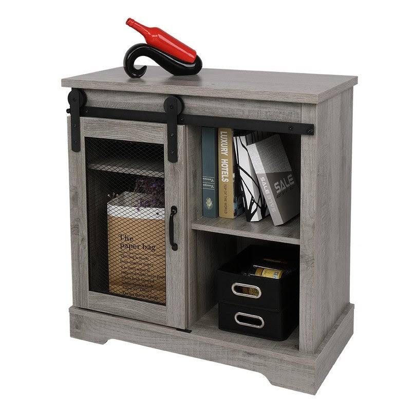 White Oak Wood TV Stand Cabinet J797