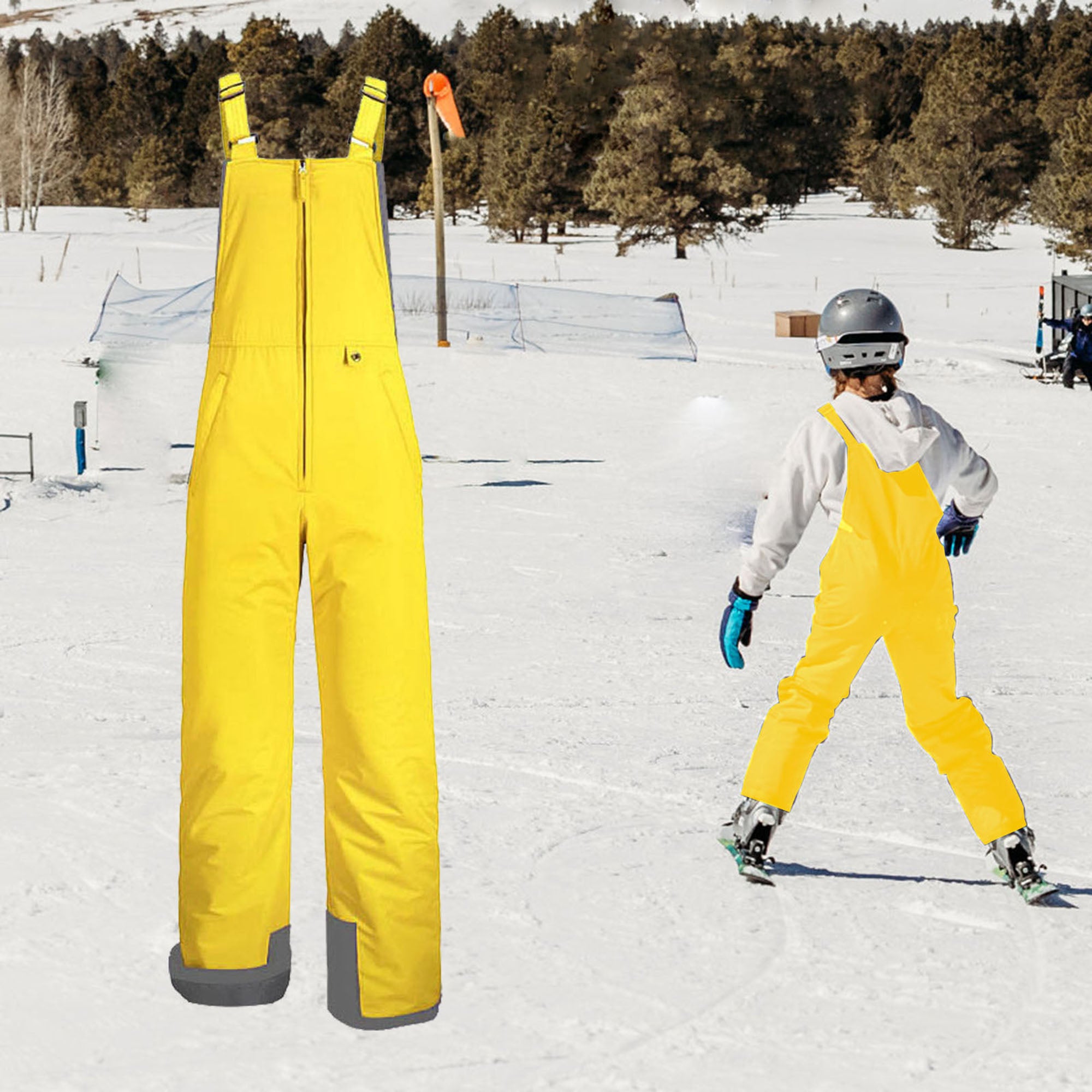 Waterproof Insulated Ski Bibs Snowpants M844727