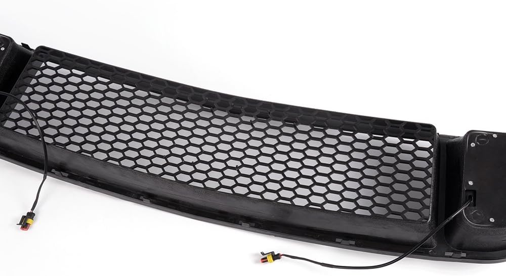 Front Bumper Hood Grill Grille With White DRL LED Light B8300