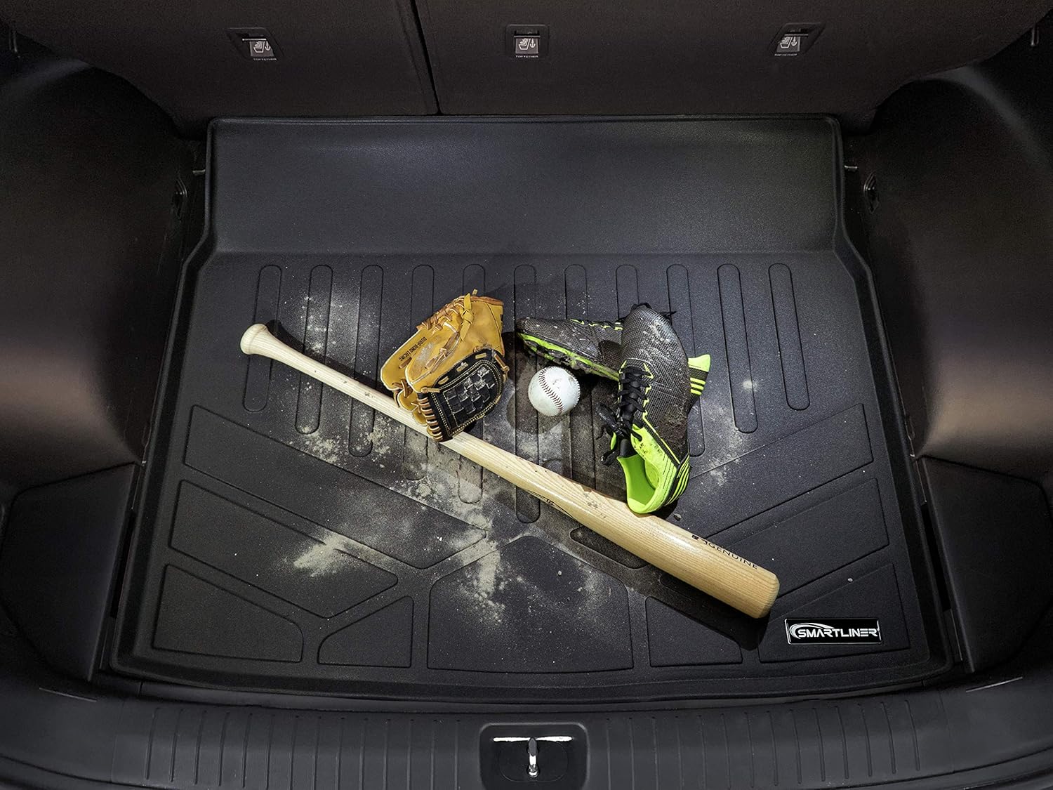 Black Custom Cargo Trunk Liner Floor Mat I48073