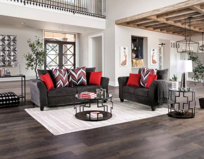 Gray Loveseat J881638