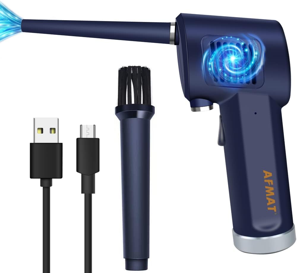 Cordless Compressed Air Duster Rechargeable 6000mAh Pack of 2 S827