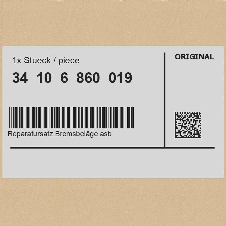 Brake Pads Repair Kit Q552