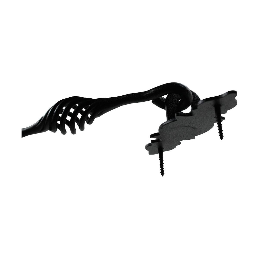 Black Wrought Iron Birdcage Cabin Hook D327917