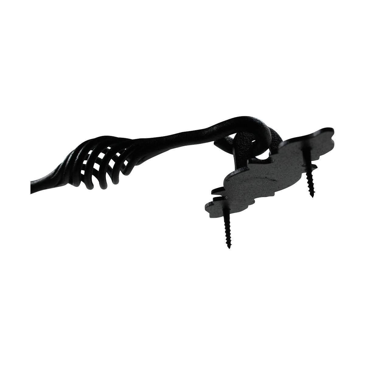 Black Wrought Iron Birdcage Cabin Hook D327917