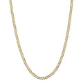 14 Karat Yellow Gold 4.5mm Curb Chain E774780