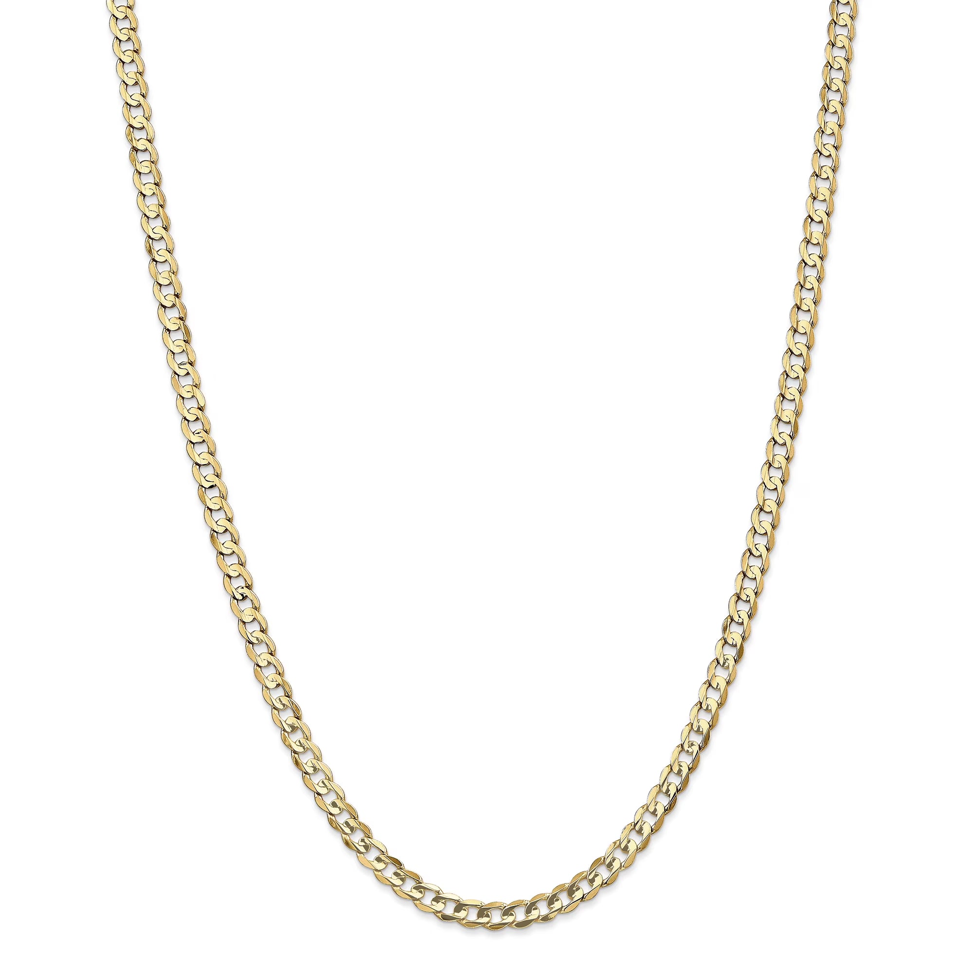 14 Karat Yellow Gold 4.5mm Curb Chain E774780