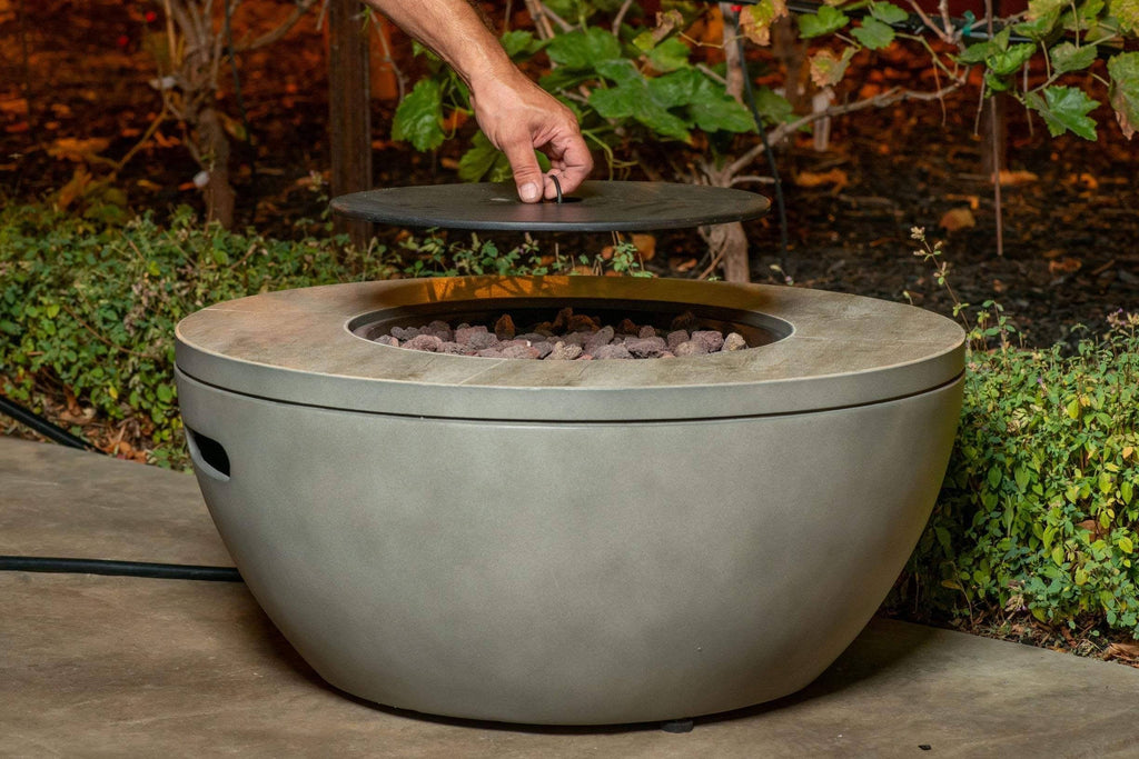 28x22 Round Gas Fire Pit P486294