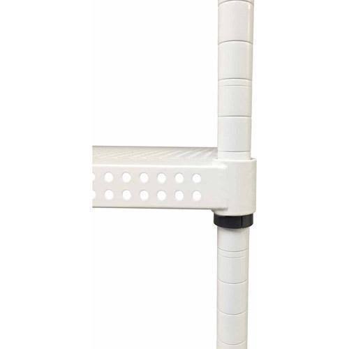 White 4-Level Perforated Wire Shelving S1592