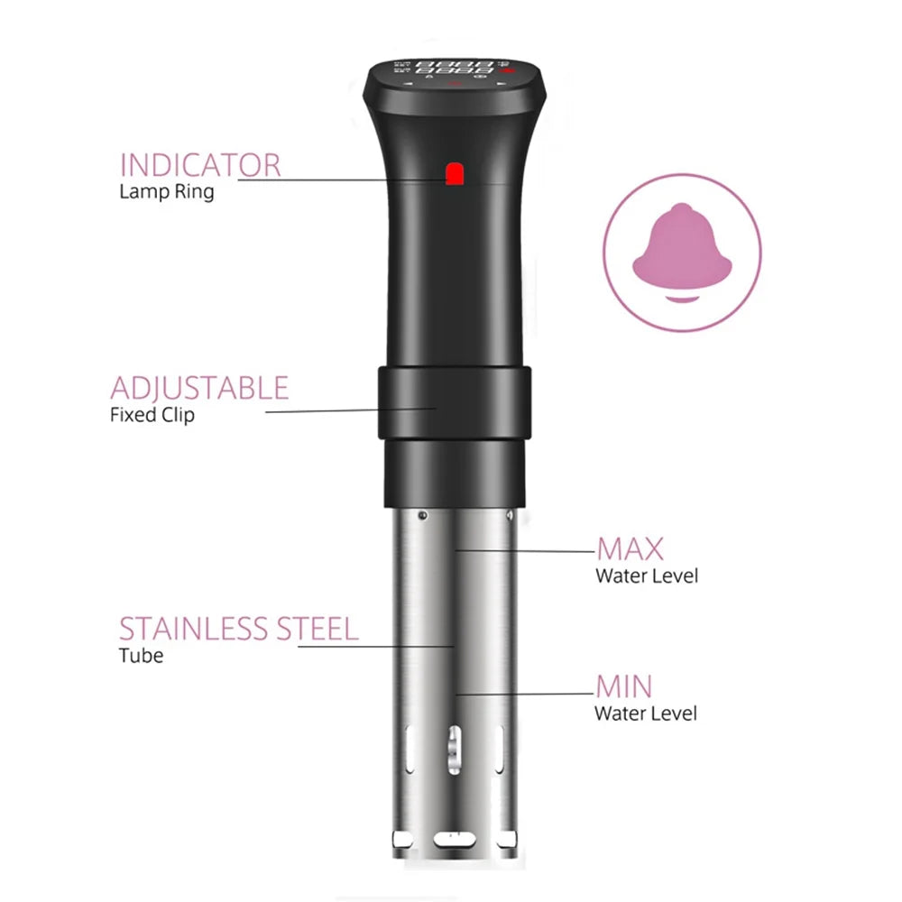 1100W Sous Vide Cooker Waterproof with Display Screen K97372