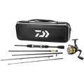 Carbon Case Travel Spinning Rod and Reel Combo Kit Q16334