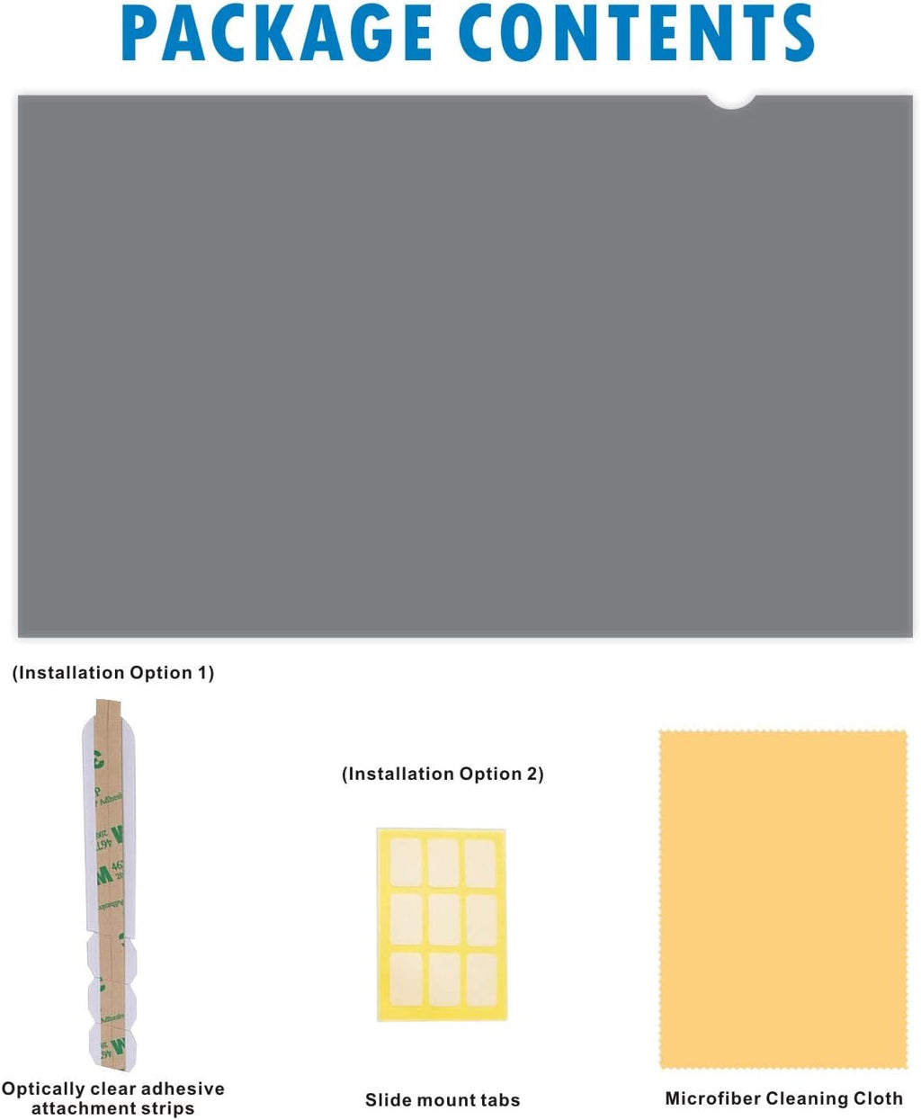 19.5-Inch Widescreen Privacy Screen Filter Pack of 2 A950103