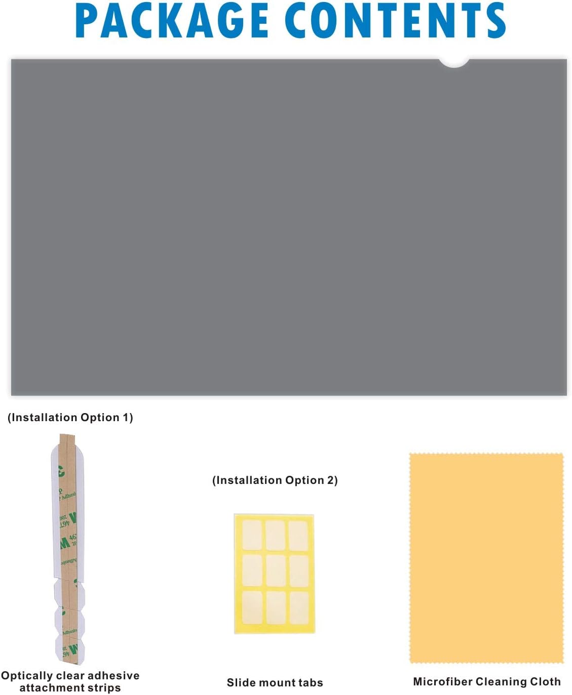 19.5-Inch Widescreen Privacy Screen Filter Pack of 2 A950103
