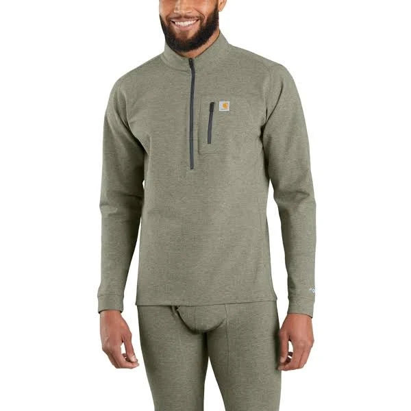 Burnt Olive Heavyweight Quarter-Zip Y622700