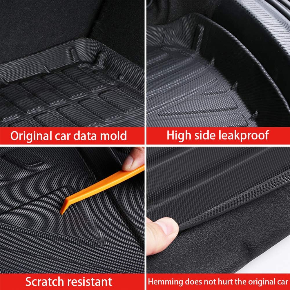 Black Heavy Duty Rubber Trunk Liner Tray V3714