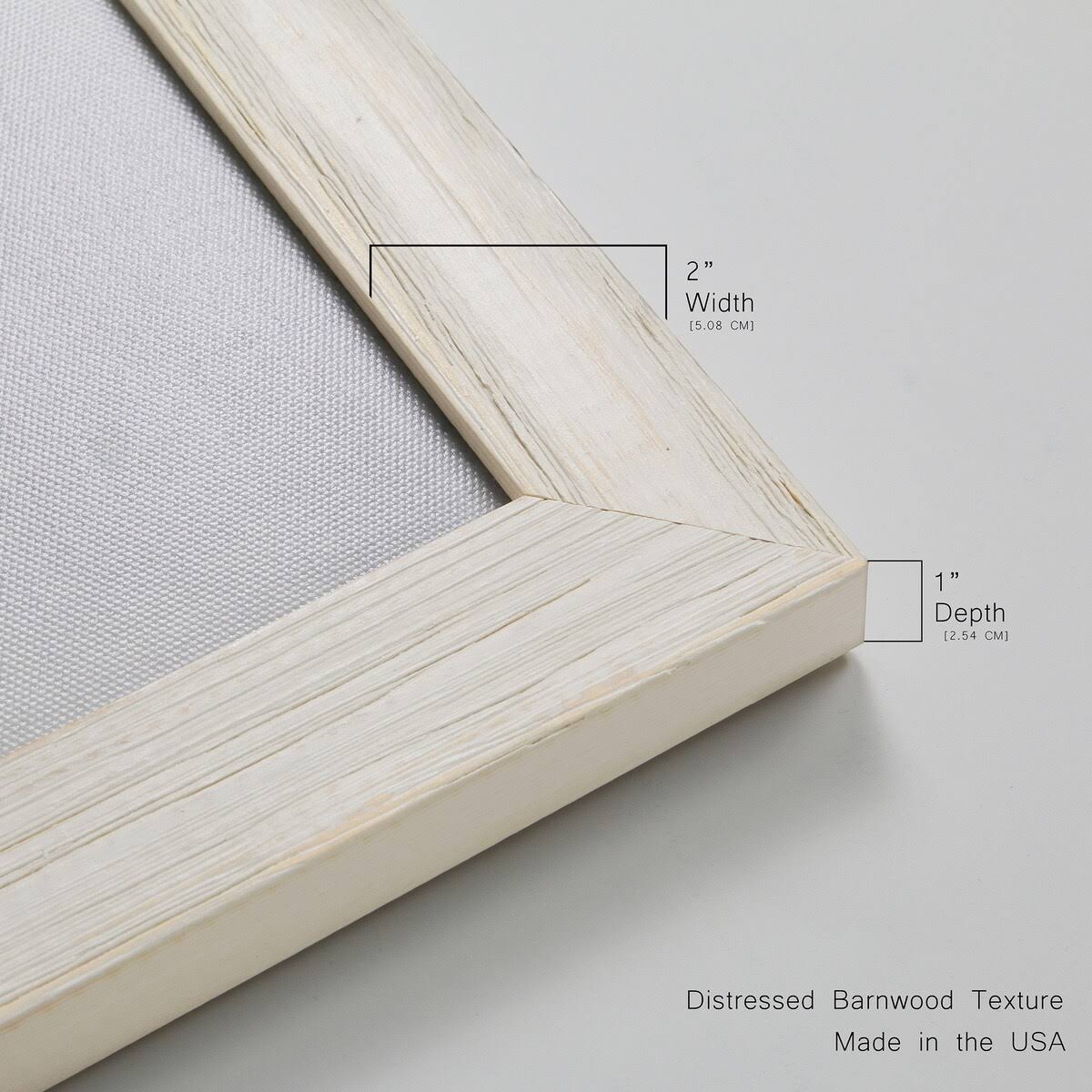 White Framed Canvas 20x24 W7843