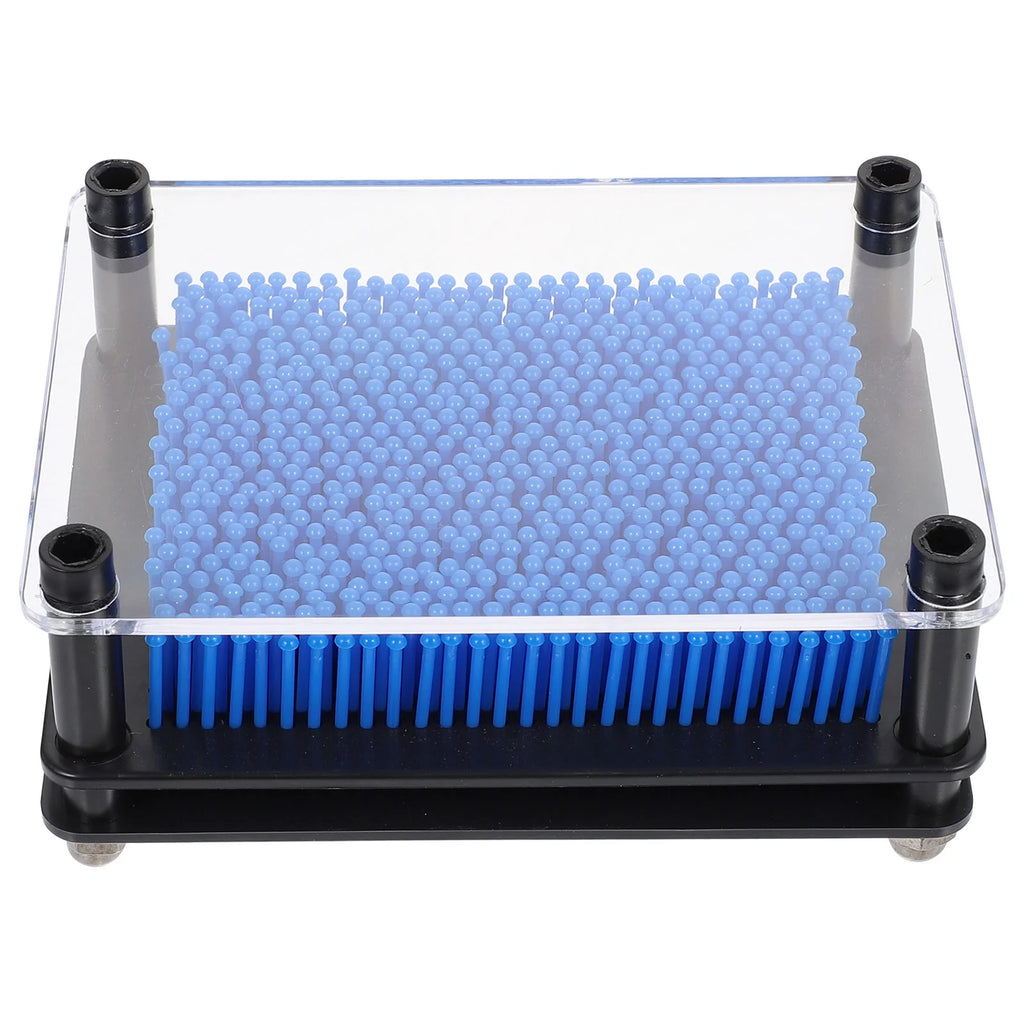 3D Pin Art Toy Plastic Square Handprint K1768