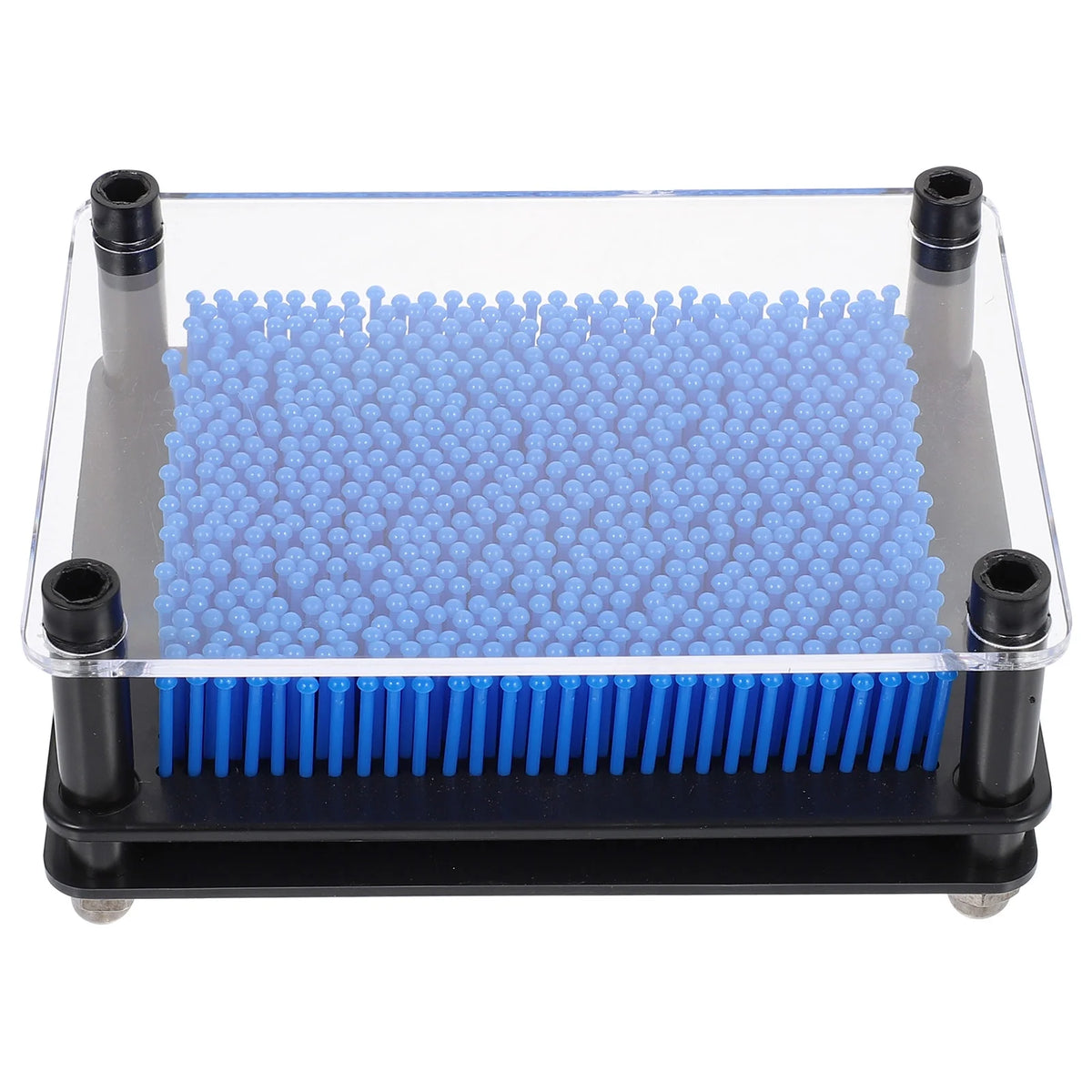 3D Pin Art Toy Plastic Square Handprint K1768