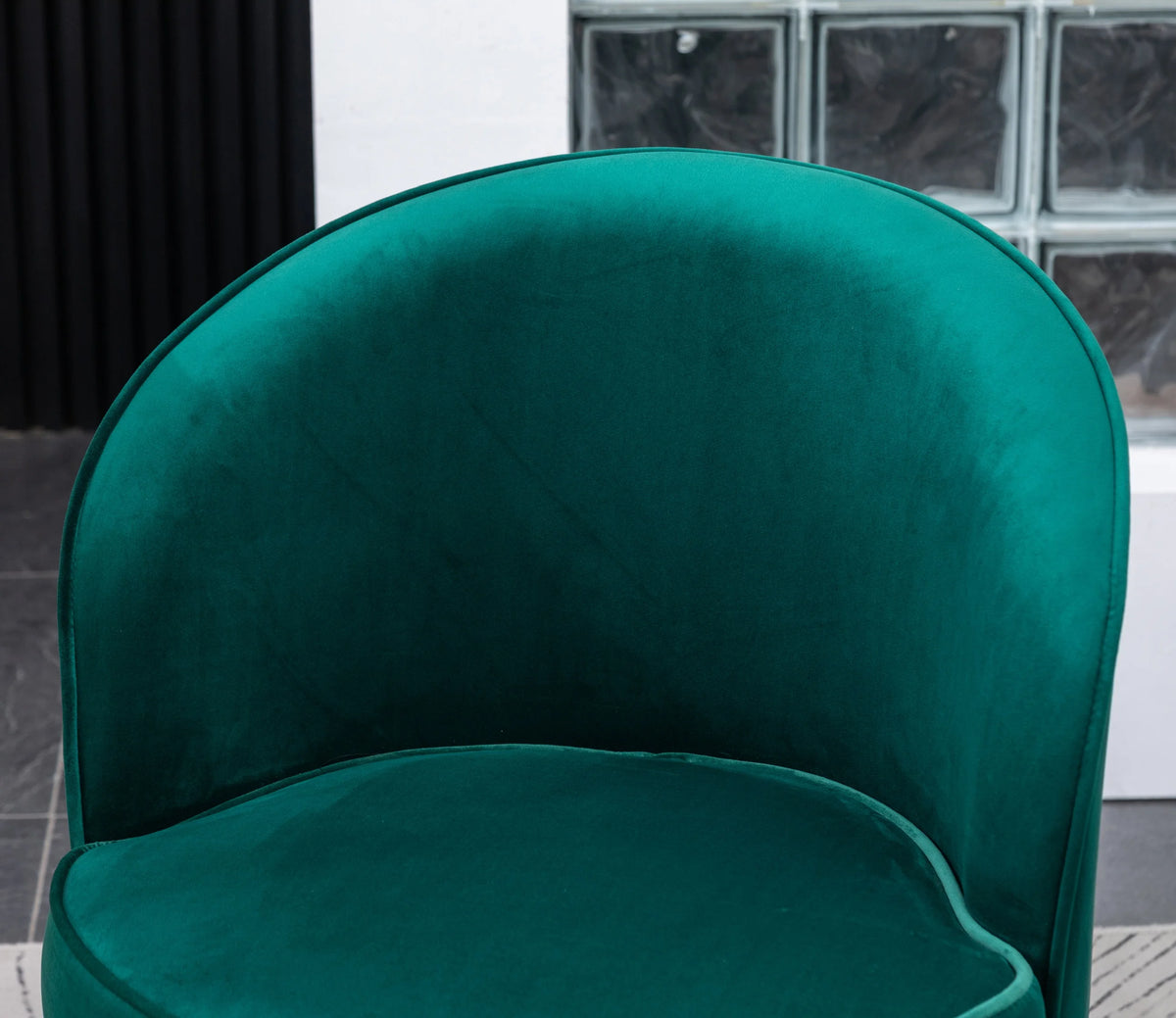 Green Velvet Swivel Chair U309