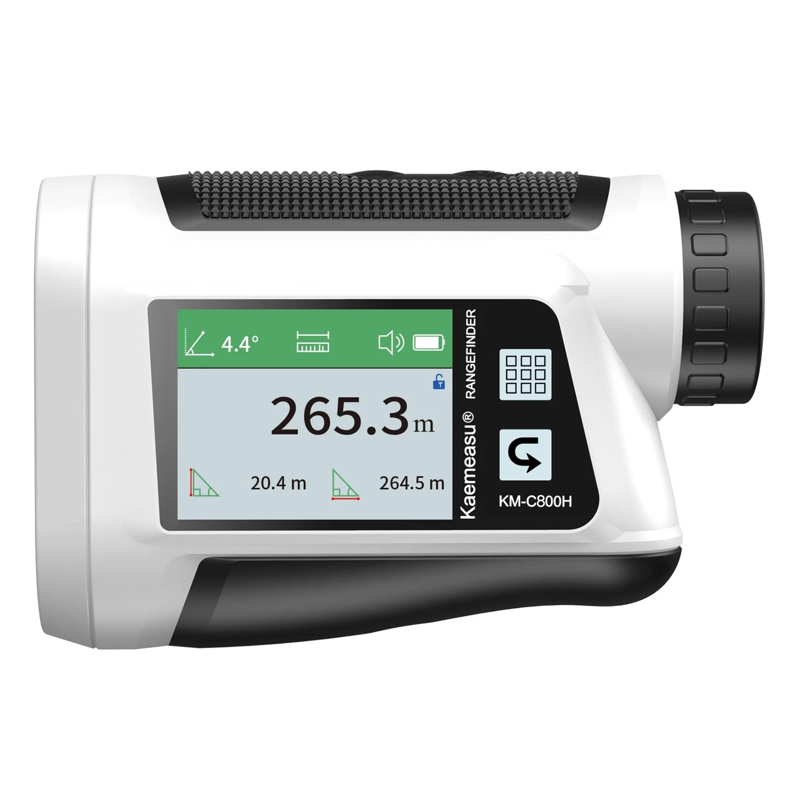 Rangefinder with LCD Touch Screen 6X Magnification 600M / 800M USB Rechargeable Distance Meter with Speaker Slope Function Flag Locking Vibration Z201796