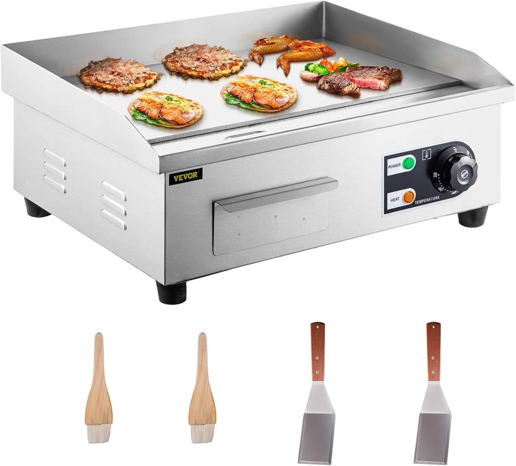 Stainless Steel Electric Countertop Griddle U3088