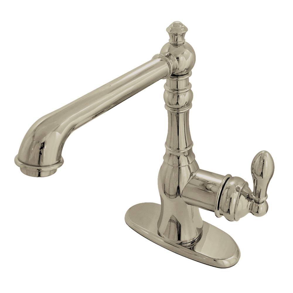 Brushed Nickel Single-Handle Bathroom Faucet P621926