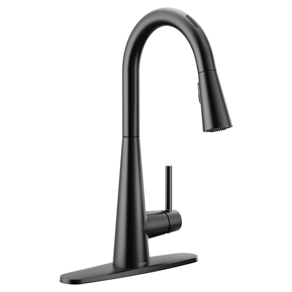 Matte Black One-Handle Pulldown Kitchen Faucet T76634