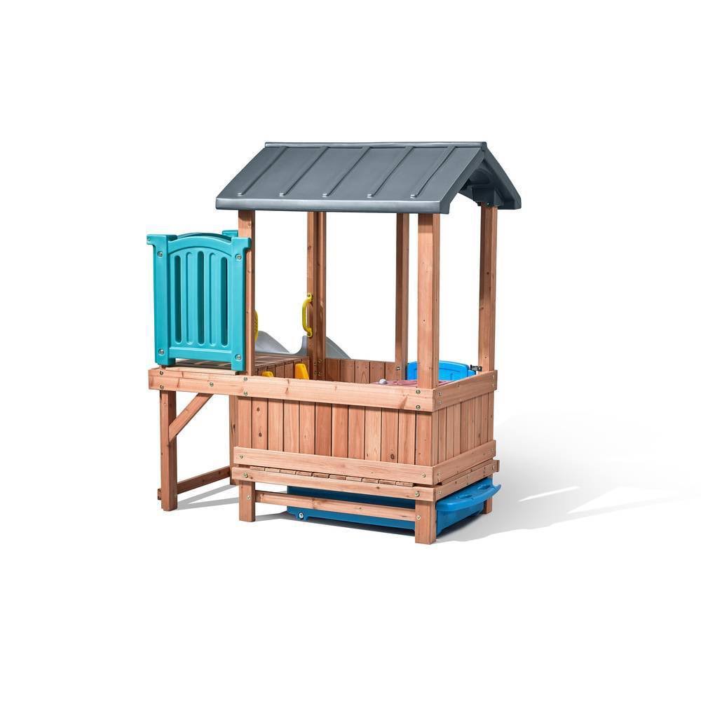 Woodland Adventure Playhouse with Slide H3711