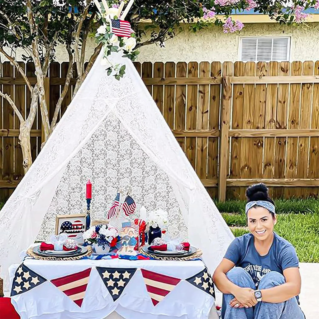 Luxury Lace Teepee Tent P591