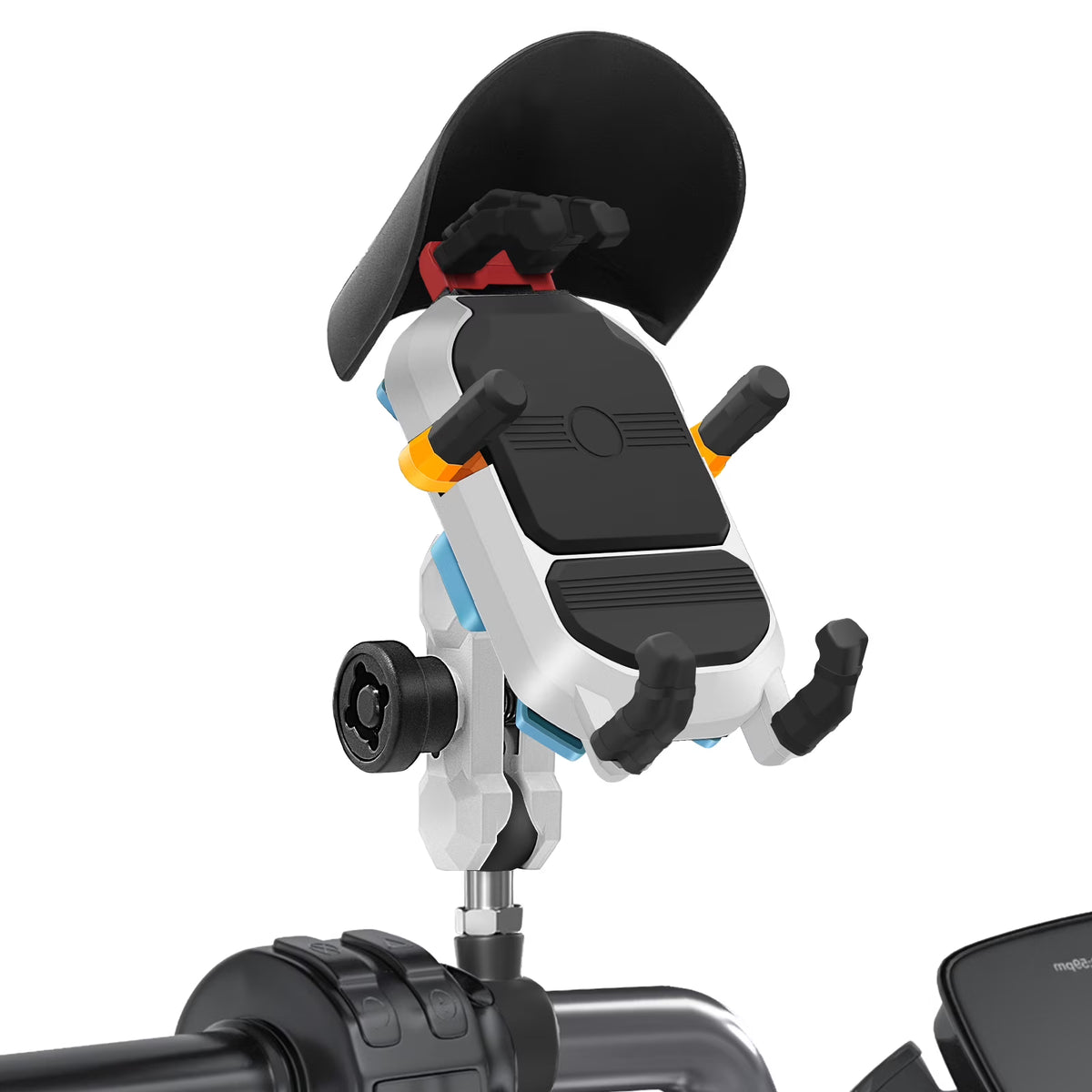 Motorcycle Phone Mount Holder Waterproof 360° Rotation M8 Screw Mount Q213692