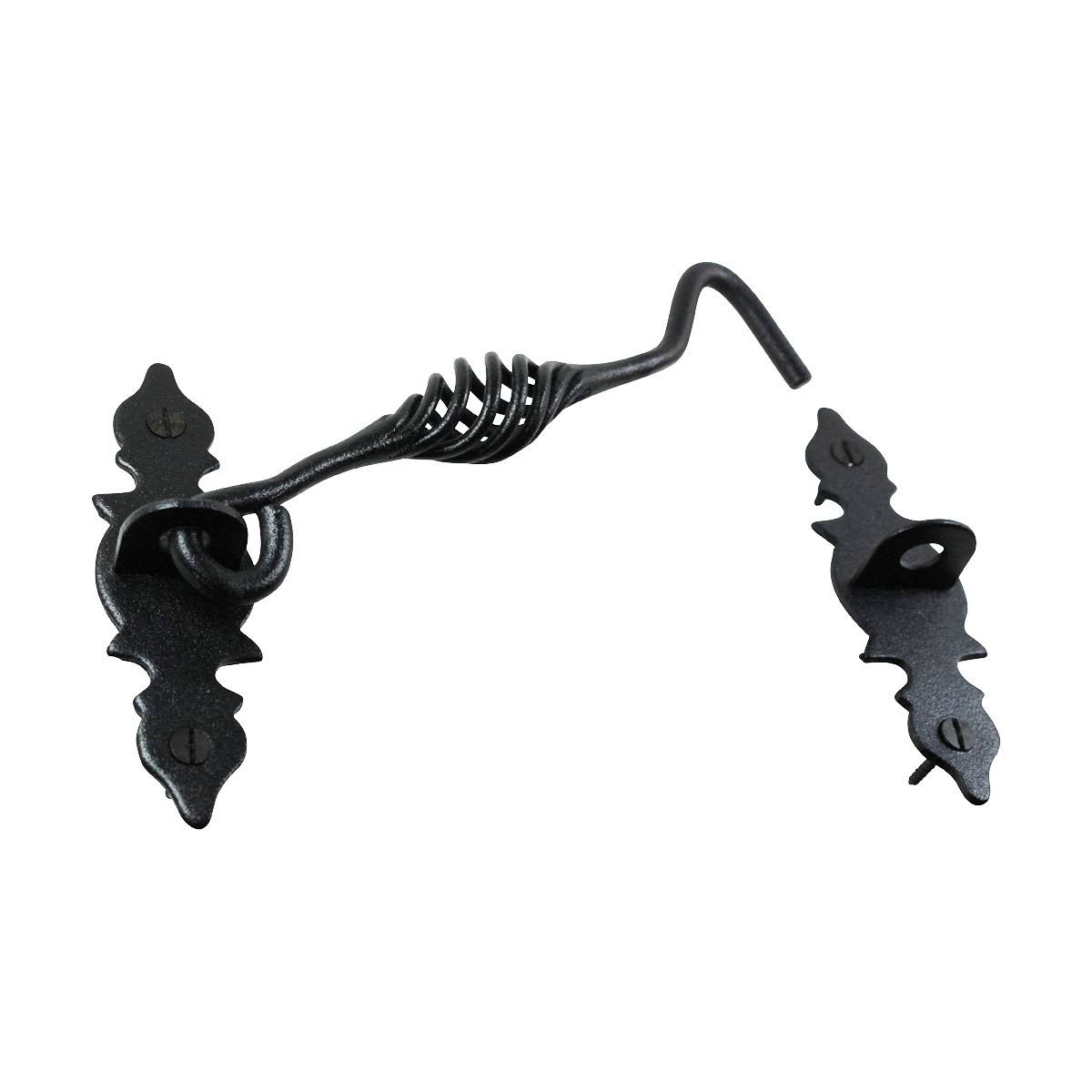 Black Wrought Iron Birdcage Cabin Hook D327917