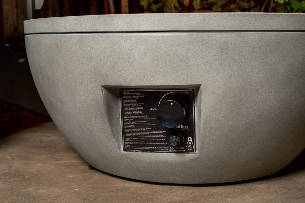 28x22 Round Gas Fire Pit P486294
